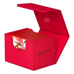produit : Sidewinder 100+ XenoSkin Monocolor Rouge marque : Ultimate Guard