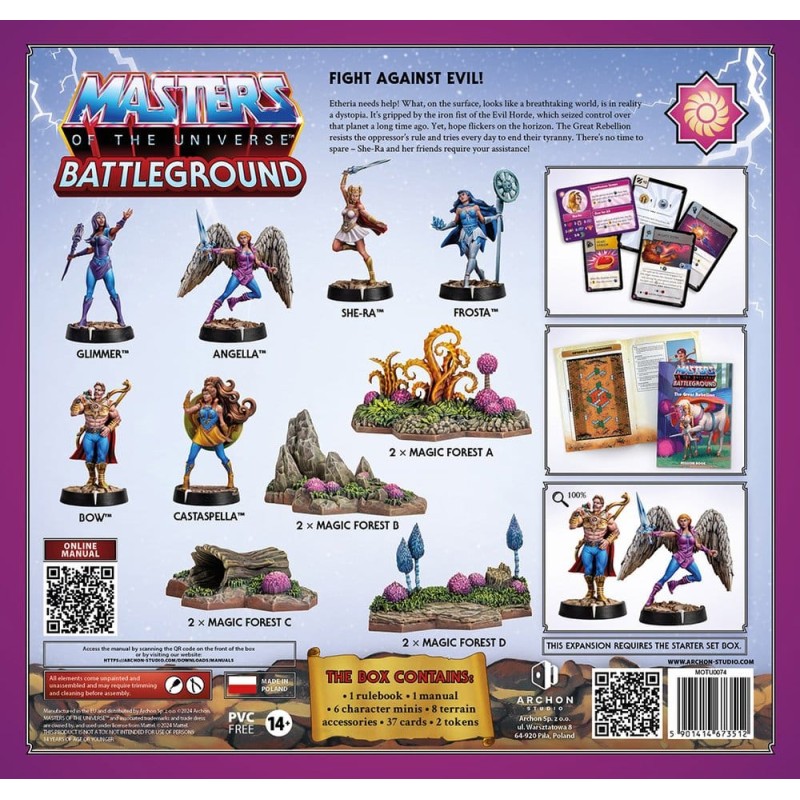 Masters of the Universe: Battleground Miniatures Game Wave 7: The Great Rebellion *Italian Version*