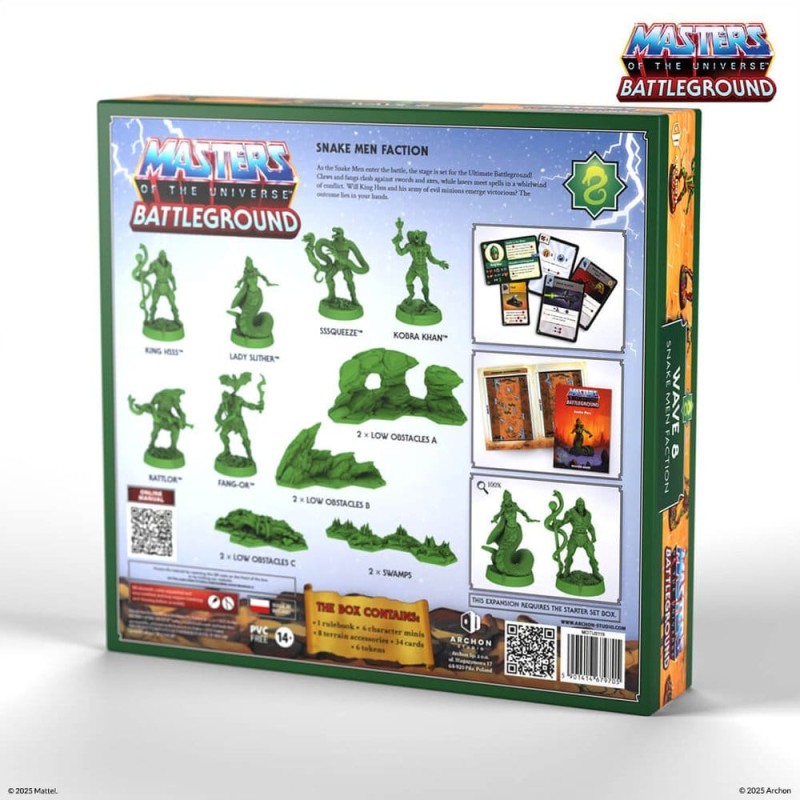 Masters of the Universe: Battleground jeu de figurines Wave 8: Snake Men Faction *ALLEMAND*