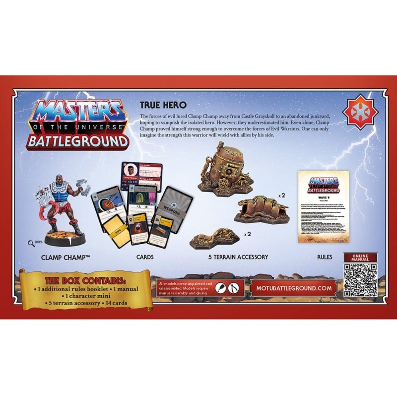 Masters of the Universe: Battleground Miniatures Game Wave 9: Masters of the Universe Faction *French Version*