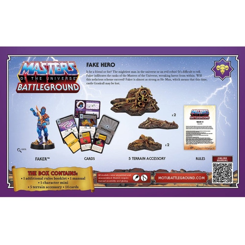 Masters of the Universe: Battleground Miniatures Game Wave 9: Evil Warriors Faction *English Version*