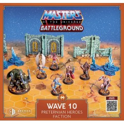 Masters of the Universe: Battleground Miniatures Game Wave 10: Preternian Heroes Faction *English Version*