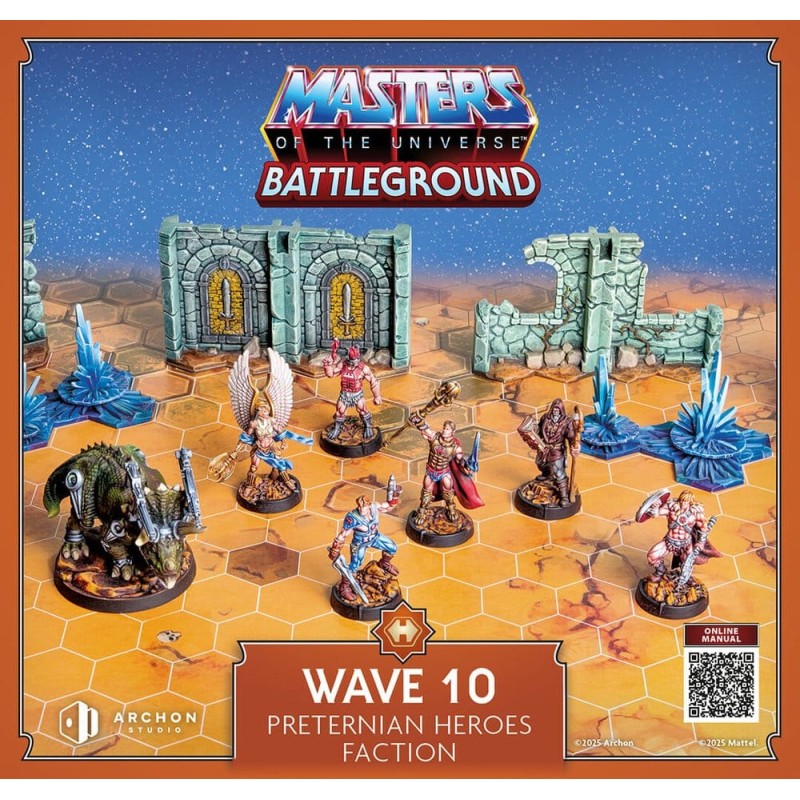 Masters of the Universe: Battleground Miniatures Game Wave 10: Preternian Heroes Faction *French Version*