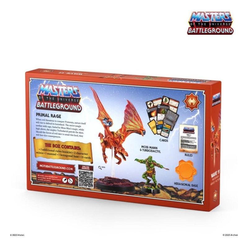 Masters of the Universe: Battleground Miniatures Game Wave 11: Preternian Heroes Moss Man / Turbodactyl *French Version*