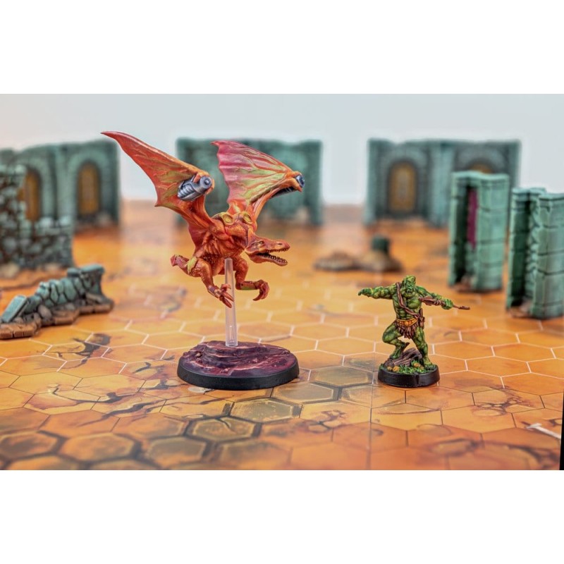 Masters of the Universe: Battleground jeu de figurines Wave 11: Preternian Heroes Moss Man / Turbodactyl *FRANÇAIS*