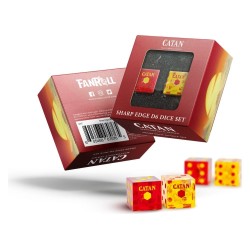 Catan pack dés D6 Sharp Edge Resin&nbsp;