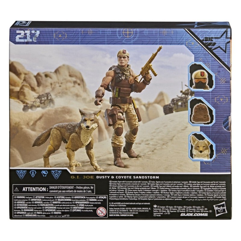 G.I. Joe Classified Series figurine no.217 Dusty & Coyote Sandstorm 15 cm