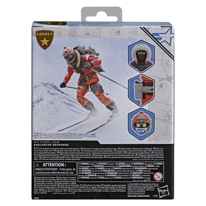 G.I. Joe Classified Series Legacy Collection figurine Action Joe - Avalanche Response 15 cm