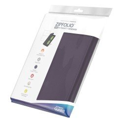 Ultimate Guard - Zipfolio 160 - 8-Pocket XenoSkin Purple | 4260250078624