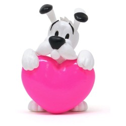 Astérix figurine PVC Idéfix Pink Heart 4,5 cm