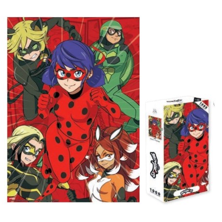 Miraculous (Manga Style): puzzle 1000 pièces