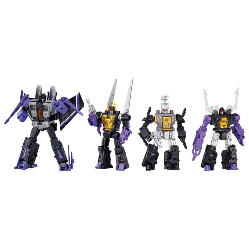 Transformers Dramatic Capture Series pack 4 figurines Decepticons Part 2