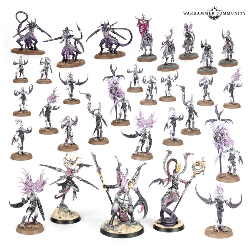 Warhammer Age Of Sigmar - Hedonites Of Slaanesh - Delicious Epicureans: Spearhead/Fer De Lance