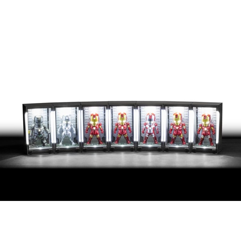 Marvel blind box assortiment Mini Egg Iron Man Hall of Armor figurines mini (6) 8 cm
