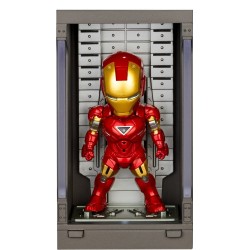 Marvel blind box assortiment Mini Egg Iron Man Hall of Armor figurines mini (6) 8 cm