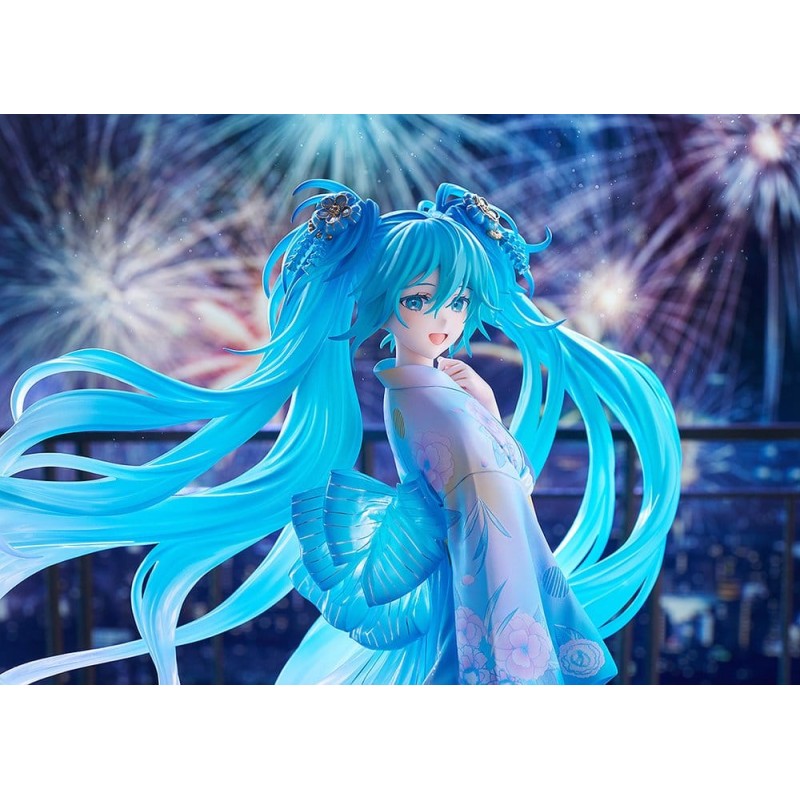 Character Vocal Series 01: Hatsune Miku figurine PVC 1/7 Music & Fire Works Ver. 23 cm