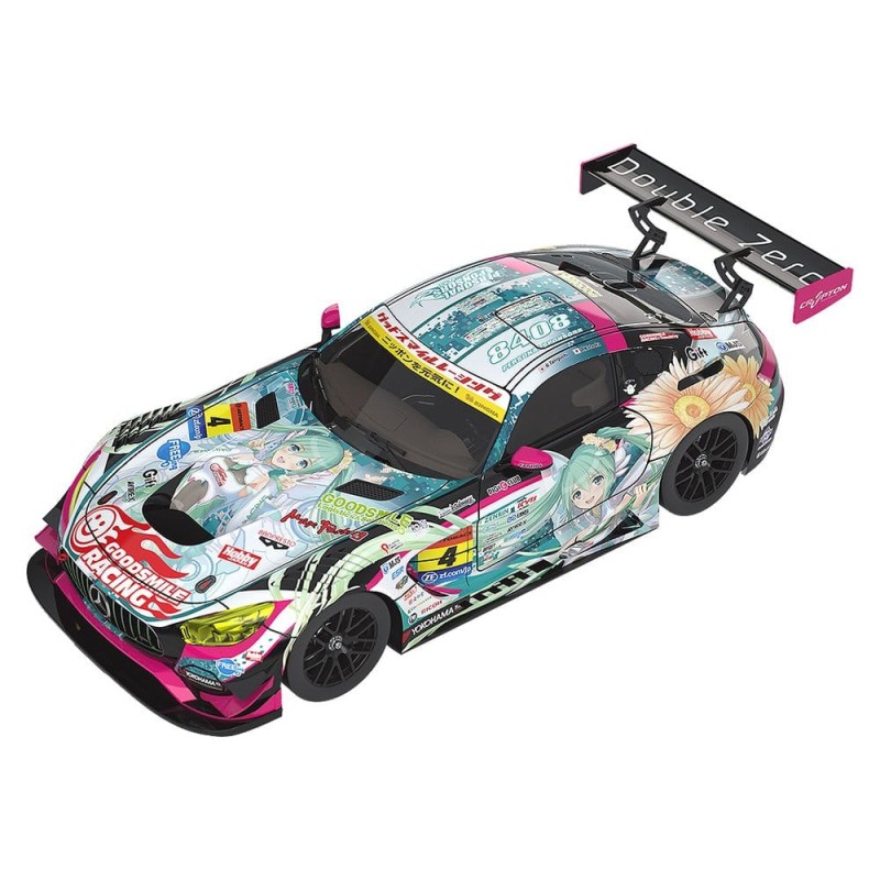 Hatsune Miku GT Project véhicule 1/64 Good Smile Hatsune Miku AMG 2017 Super GT Ver. 7 cm