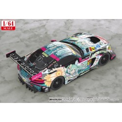 Hatsune Miku GT Project véhicule 1/64 Good Smile Hatsune Miku AMG 2017 Super GT Ver. 7 cm