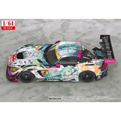 Hatsune Miku GT Project véhicule 1/64 Good Smile Hatsune Miku AMG 2017 Super GT Ver. 7 cm