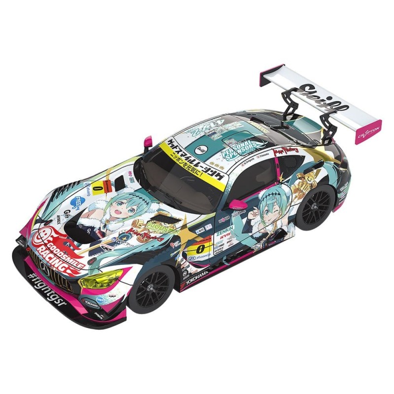 Hatsune Miku GT Project véhicule 1/64 Good Smile Hatsune Miku AMG 2018 SUPER GT Ver. 7 cm