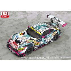 Hatsune Miku GT Project véhicule 1/64 Good Smile Hatsune Miku AMG 2018 SUPER GT Ver. 7 cm