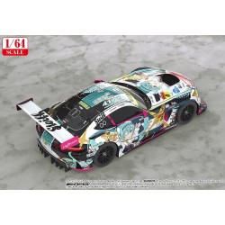 Hatsune Miku GT Project véhicule 1/64 Good Smile Hatsune Miku AMG 2018 SUPER GT Ver. 7 cm