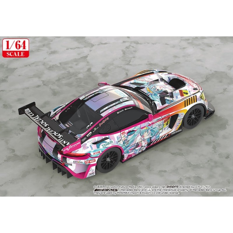 Hatsune Miku GT Project Vehicle 1/64 Hatsune Miku AMG 2021 SUPER GT Round 5 Ver. 7 cm