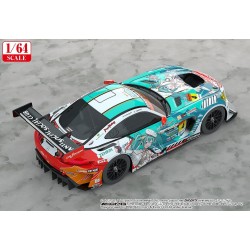 Hatsune Miku GT Project Vehicle 1/64 AMG 2023 Season Opening Ver. 7 cm