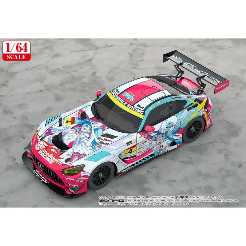 Hatsune Miku GT Project véhicule 1/64 AMG 2024 Season Opening Ver. 7 cm