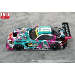 Hatsune Miku GT Project véhicule 1/64 AMG 2025 Presentation Ver. 7 cm