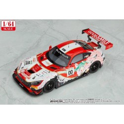 Hatsune Miku GT Project Vehicle 1/64 AMG 2017 SPA24H Ver. 7 cm