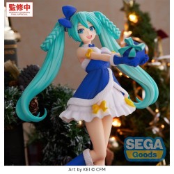 Character Vocal Series 01: Hatsune Miku figurine PVC High Premium Hatsune Miku Sapphire Christmas Ver. 21 cm