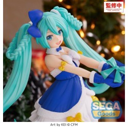 Character Vocal Series 01: Hatsune Miku figurine PVC High Premium Hatsune Miku Sapphire Christmas Ver. 21 cm