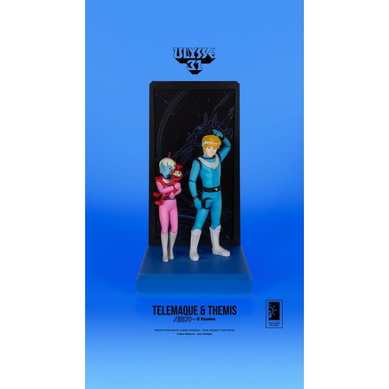 Ulysse 31 Neon figurine 1/9 Telemachus & Themis 20 cm
