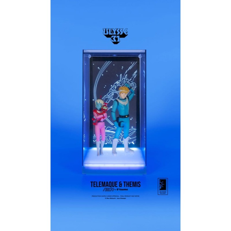 Ulysse 31 Neon figurine 1/9 Telemachus & Themis 20 cm