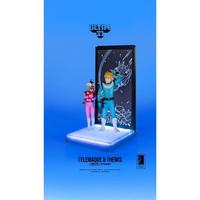 Ulysse 31 Neon figurine 1/9 Telemachus & Themis 20 cm