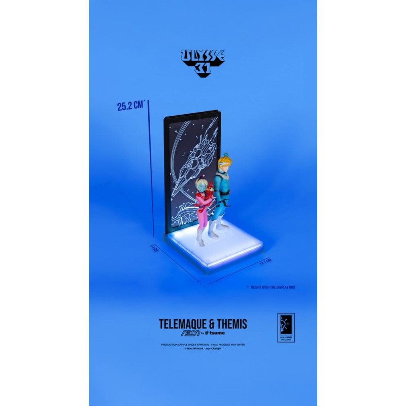 Ulysse 31 Neon figurine 1/9 Telemachus & Themis 20 cm