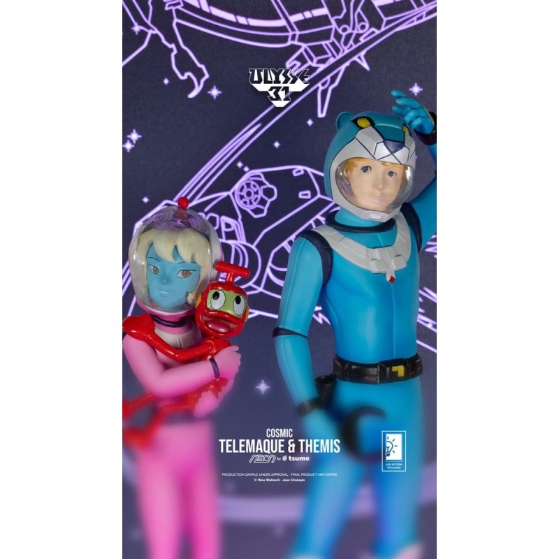 Ulysse 31 Neon figurine 1/9 Telemachus & Themis Cosmic Version 20 cm