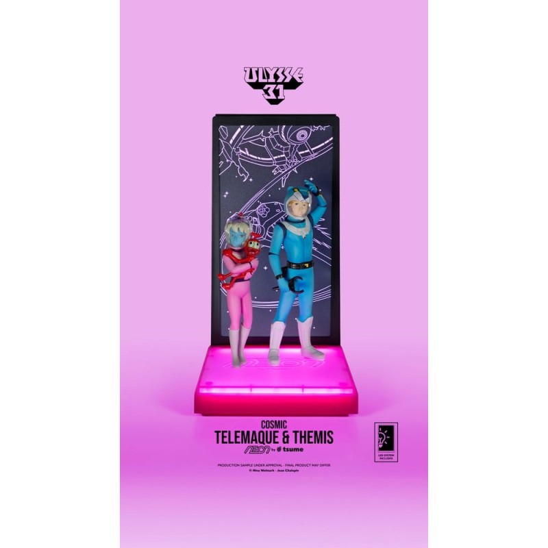 Ulysse 31 Neon figurine 1/9 Telemachus & Themis Cosmic Version 20 cm