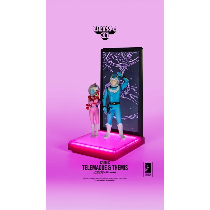 Ulysse 31 Neon figurine 1/9 Telemachus & Themis Cosmic Version 20 cm