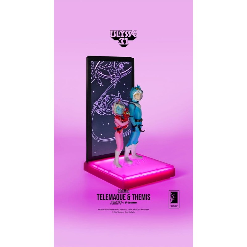 Ulysse 31 Neon figurine 1/9 Telemachus & Themis Cosmic Version 20 cm