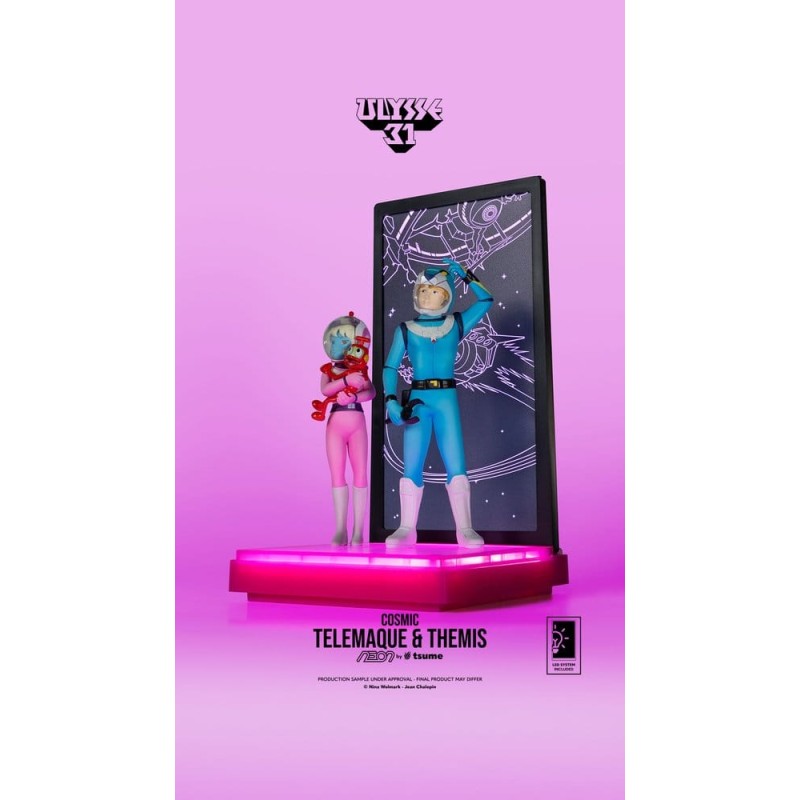 Ulysse 31 Neon Figure 1/9 Telemachus & Themis Cosmic Version 20 cm