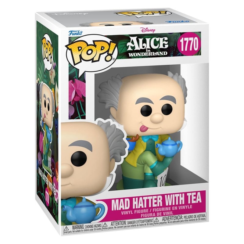 Alice au pays des merveilles POP! Vinyl figurine Mad Hatter with Tea 9 cm