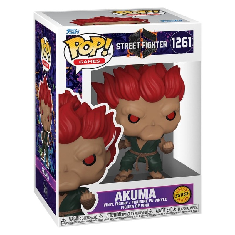 Street Fighter 6 POP! Animation Vinyl Figures Akuma with Chase 9 cm Assortment (6)