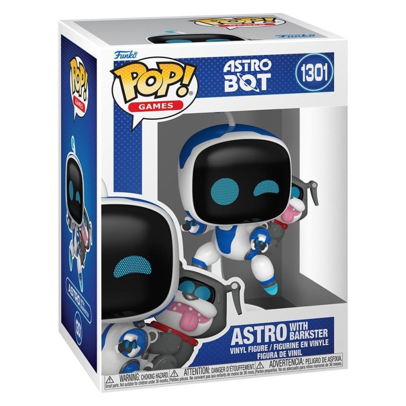 Astro Bot POP! Games Vinyl figurine Astro with Barkster 9 cm