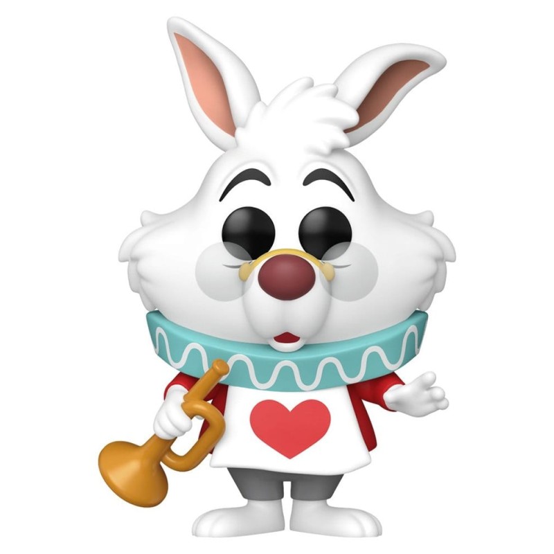 Alice au pays des merveilles POP! Vinyl figurine White Rabbit with Horn 9 cm