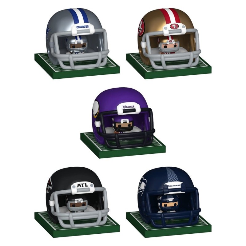 NFL Bitty POP! Helmets assortiment figurines Vinyl NFC Series 1 (12)