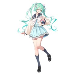 Hatsune Miku figurine PVC Sweet School Life Pure Version 18 cm
