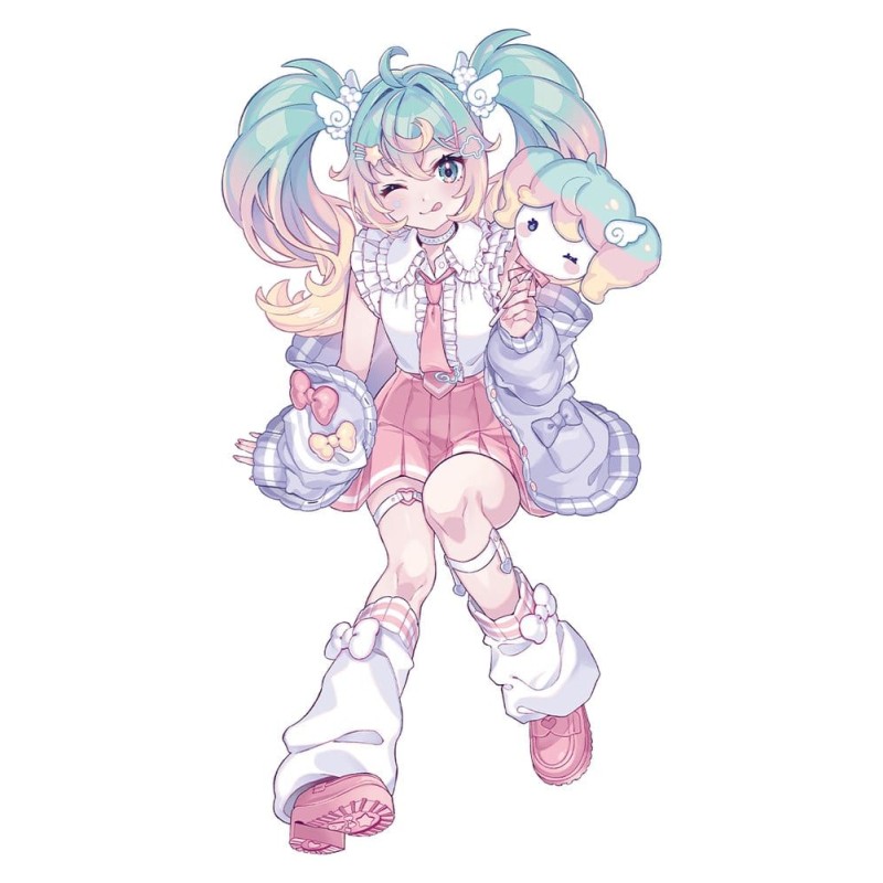 Hatsune Miku figurine PVC Sweet School Life Pastel Version 13 cm