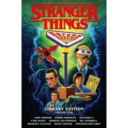 Stranger Things comic Library Edition Volume 5 Hardcover *ANGLAIS*
